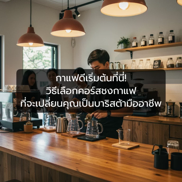 คอร์สชงกาแฟ