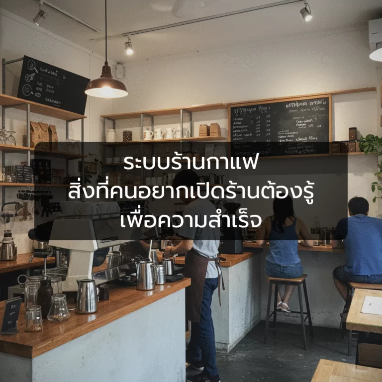 ระบบร้านกาแฟ สิ่งที่คนอยากเปิดร้านต้องรู้ เพื่อความสำเร็จ