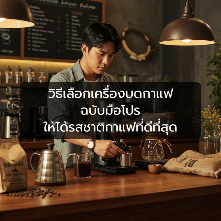 วิธีเลือกเครื่องบดกาแฟ ฉบับมือโปร ให้ได้รสชาติกาแฟที่ดีที่สุด